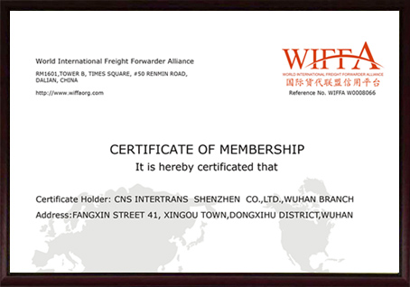 CNS: Certificate of WIFFA membership